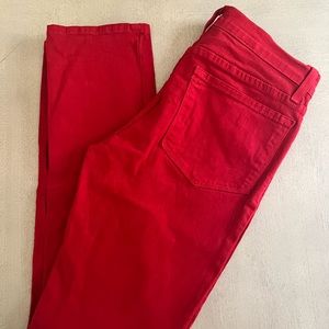 NYDJ Straight Leg Red Jeans in Women’s 2P